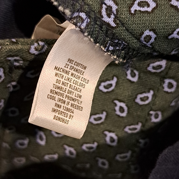 Bonobos Stretch Washed Chinos 32x34 After Midnight Slim Fit. - Picture 9 of 15